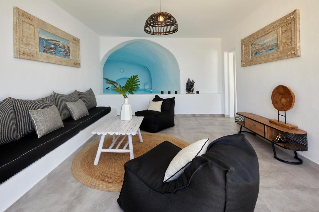 Thermes Luxury Villas And Spa (Adults Only) Megalochori  Bagian luar foto
