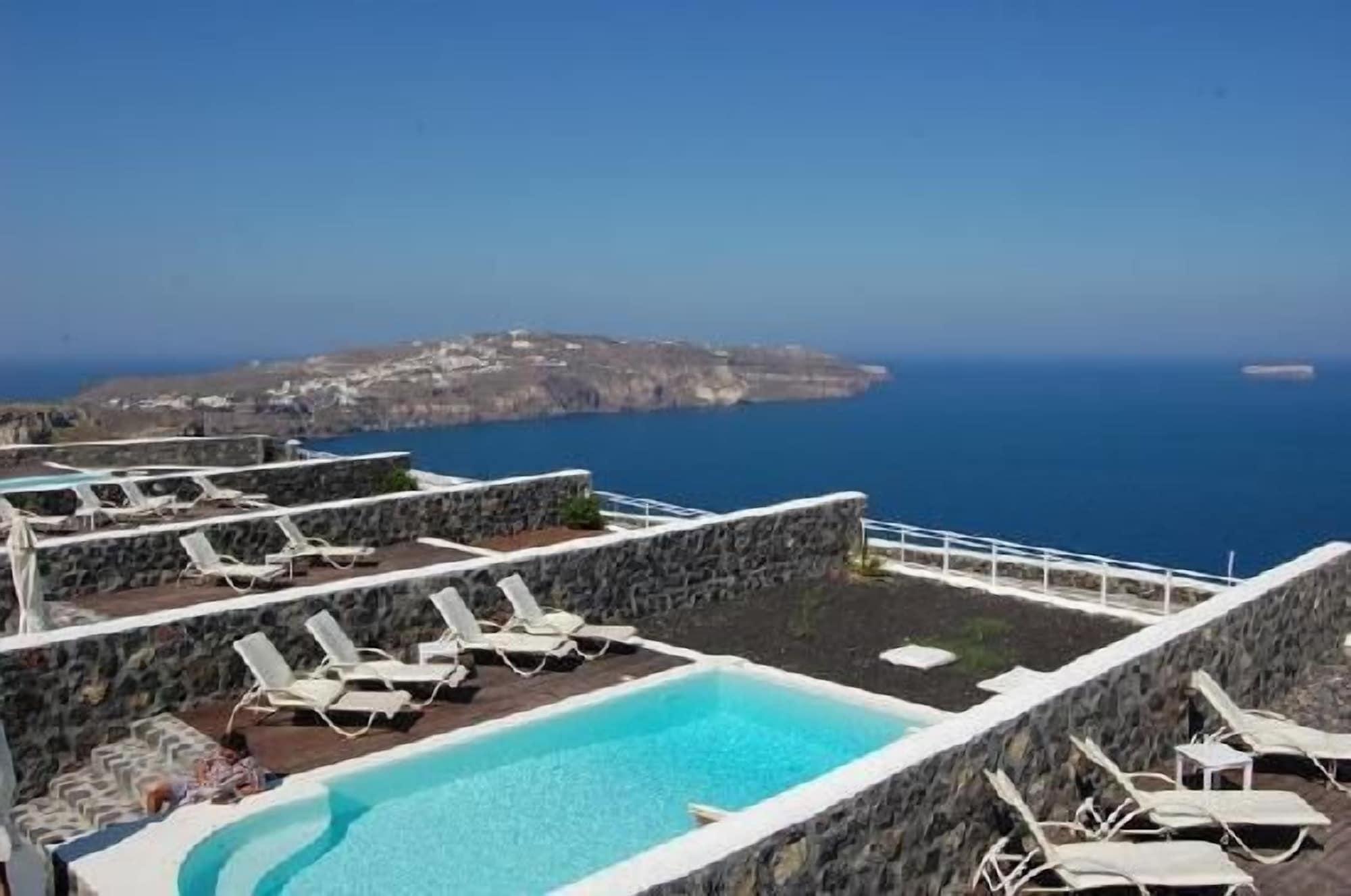 Thermes Luxury Villas And Spa (Adults Only) Megalochori  Bagian luar foto