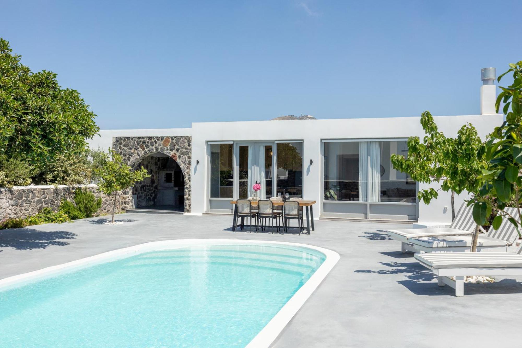 Thermes Luxury Villas And Spa (Adults Only) Megalochori  Bagian luar foto