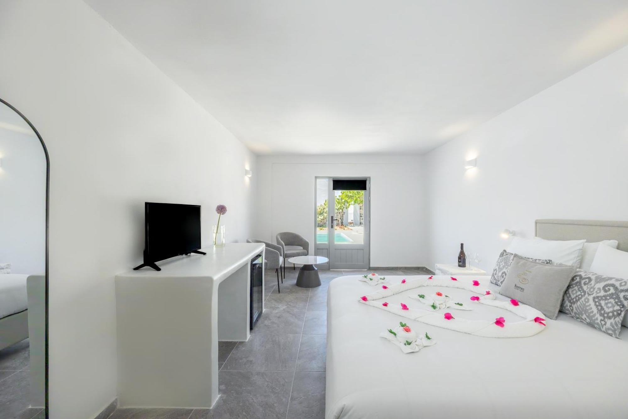 Thermes Luxury Villas And Spa (Adults Only) Megalochori  Bagian luar foto