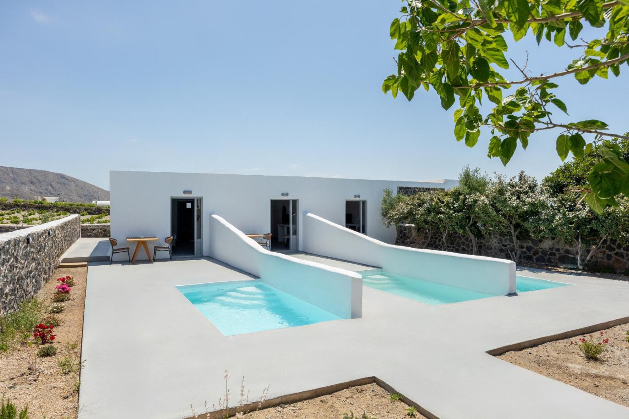 Thermes Luxury Villas And Spa (Adults Only) Megalochori  Bagian luar foto