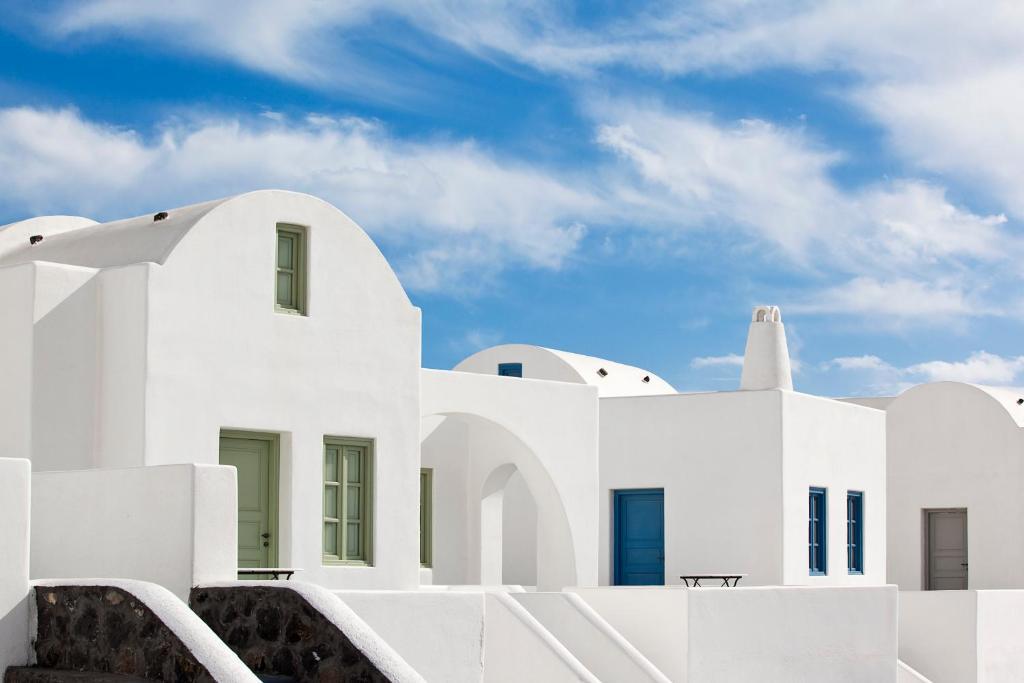 Thermes Luxury Villas And Spa (Adults Only) Megalochori  Bagian luar foto