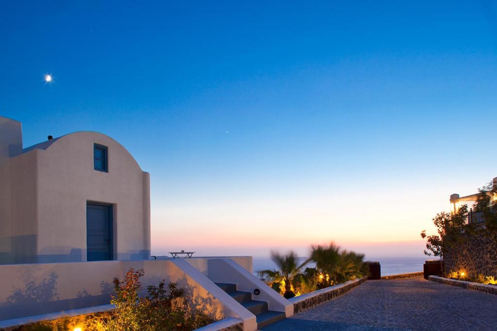 Thermes Luxury Villas And Spa (Adults Only) Megalochori  Bagian luar foto