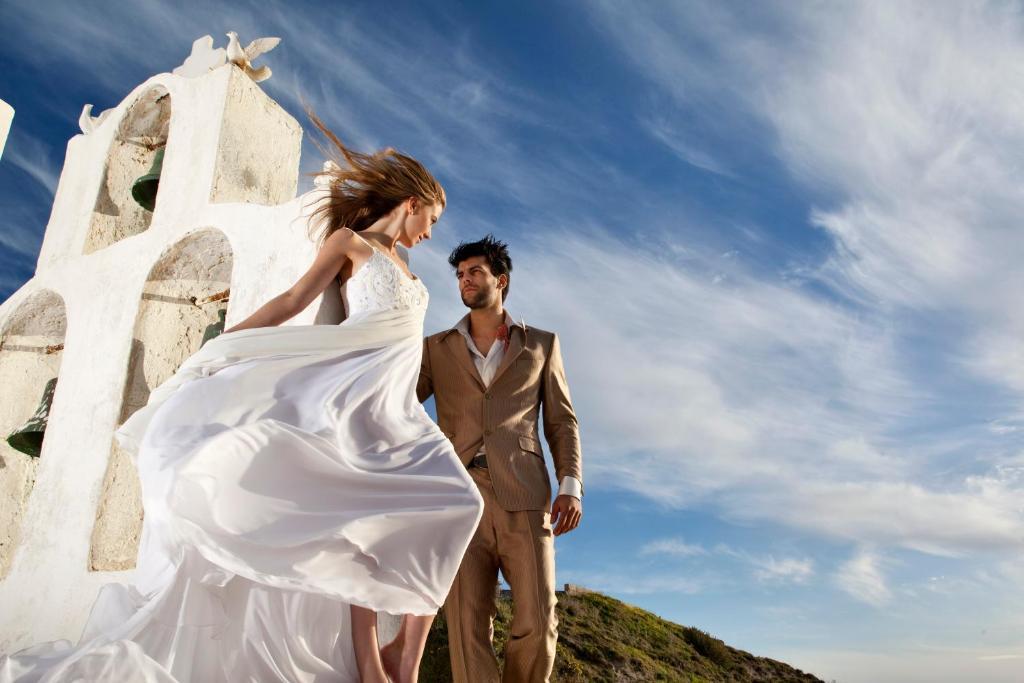 Thermes Luxury Villas And Spa (Adults Only) Megalochori  Bagian luar foto